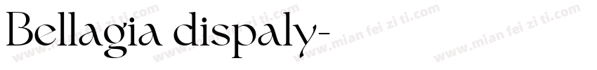 Bellagia dispaly字体转换